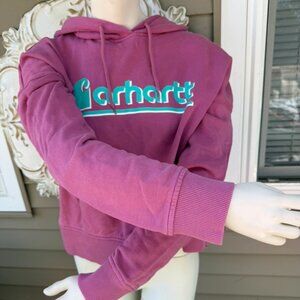 Carhartt Women’s Pink Hoodie TENCEL Fiber Series Loose Fit - Size Medium